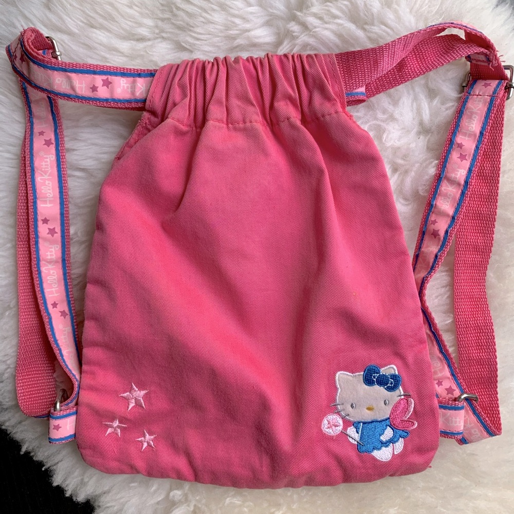 Y2K Sanrio Hello Kitty Drawstring Mini Backpack